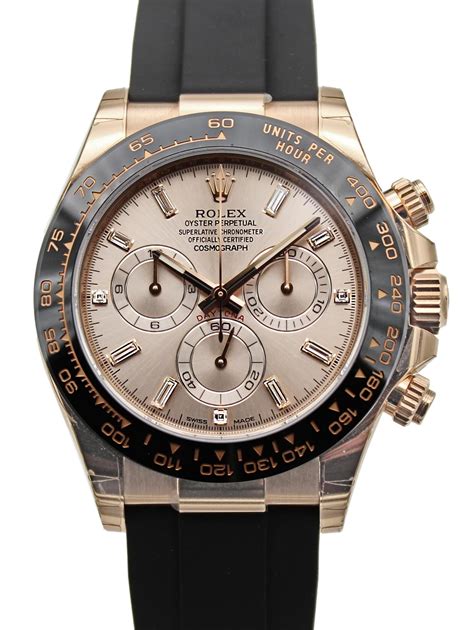 rolex daytona rose gold oysterflex|rolex daytona 116515 everose gold.